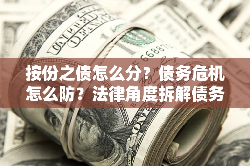 北京按份之债怎么分？债务危机怎么防？法律角度拆解债务分配与风险自保指南
