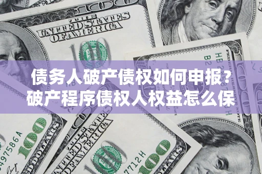 北京债务人破产债权如何申报？破产程序债权人权益怎么保障？