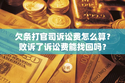 北京欠条打官司诉讼费怎么算？败诉了诉讼费能找回吗？