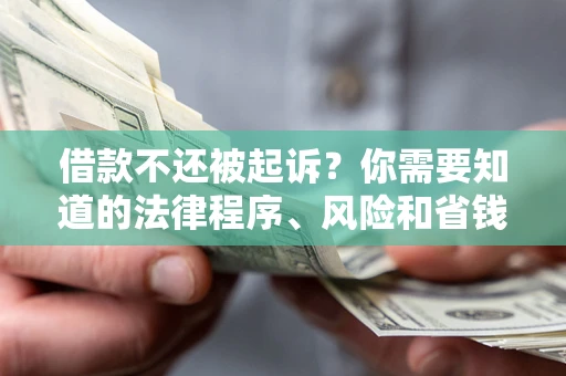 北京借款不还被起诉？你需要知道的法律程序、风险和省钱技巧
